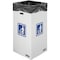 Bankers Box 50 gal Square Cardboard Disposable Can, White, 18.4 in, 10 PK FEL7320201 - alternate 5